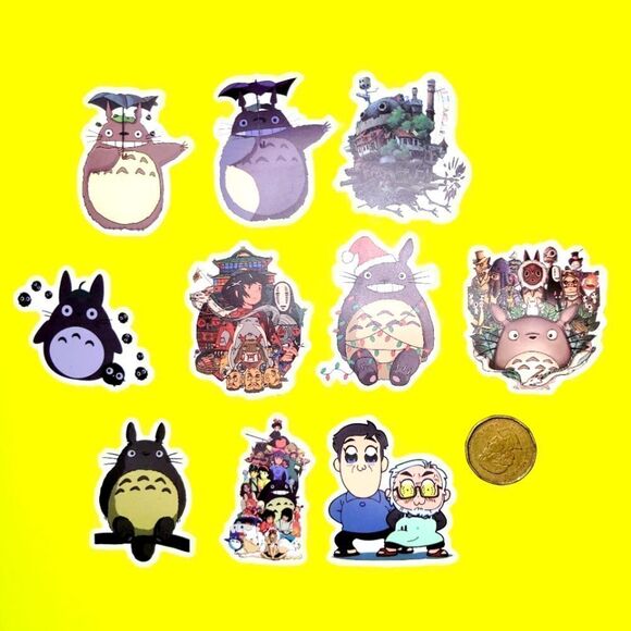 3/$20 Brand New 10x Totoro Waterproof Stickers - Picture 1 of 1